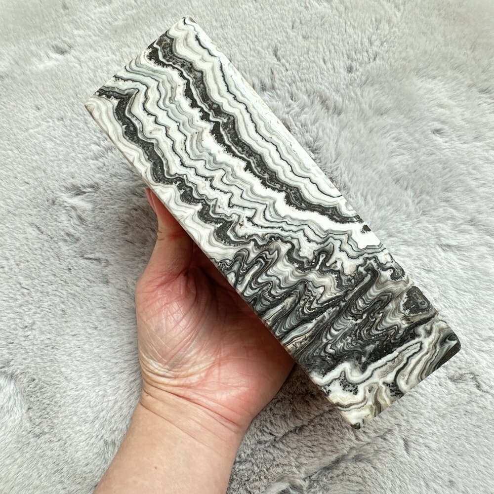New Beautiful Mexican Onyx/Calcite Candle Holder